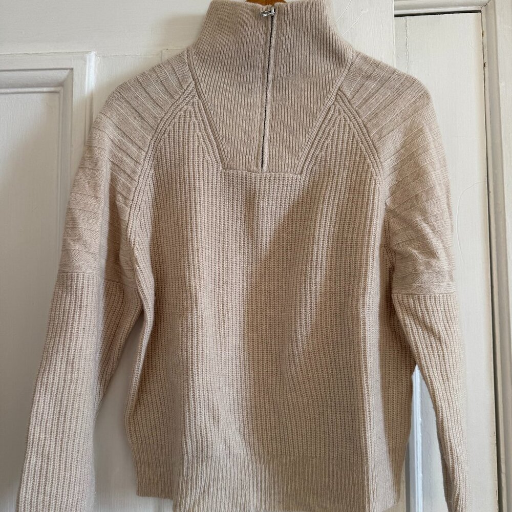 Frank and Oak Wool Quarterzip Sweater